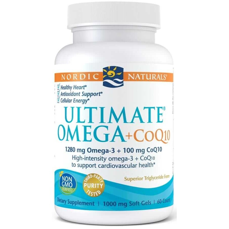 Ultimate Omega 1280 mg + CoQ10 (60 cáps.) Nordic Naturals