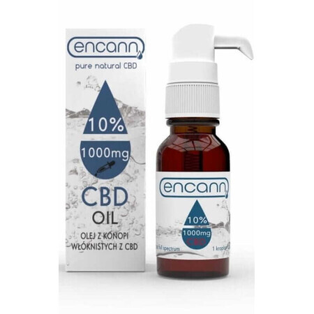 Ulei CBD de cânepă 10% ENCANN 10ml