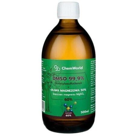 DMSO Diméthylsulfoxyde avec sulfate de magnésium - solution à 60 % (500 ml) ChemWorld