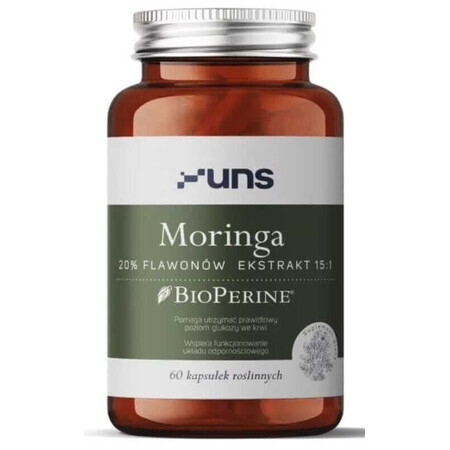 Moringa 20% flavone 60 capsules UNS