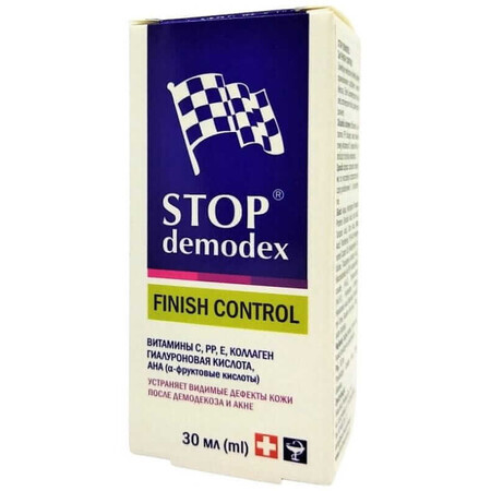 Gel Facial Stop Demodex Finish Control - 30ml, Biosphere