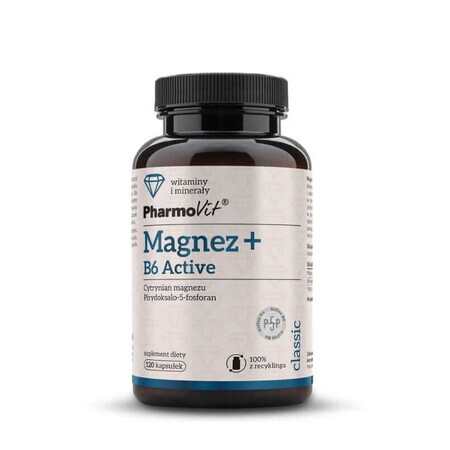 Magnésium + B6 Actif 120 gélules Pharmovit Classic