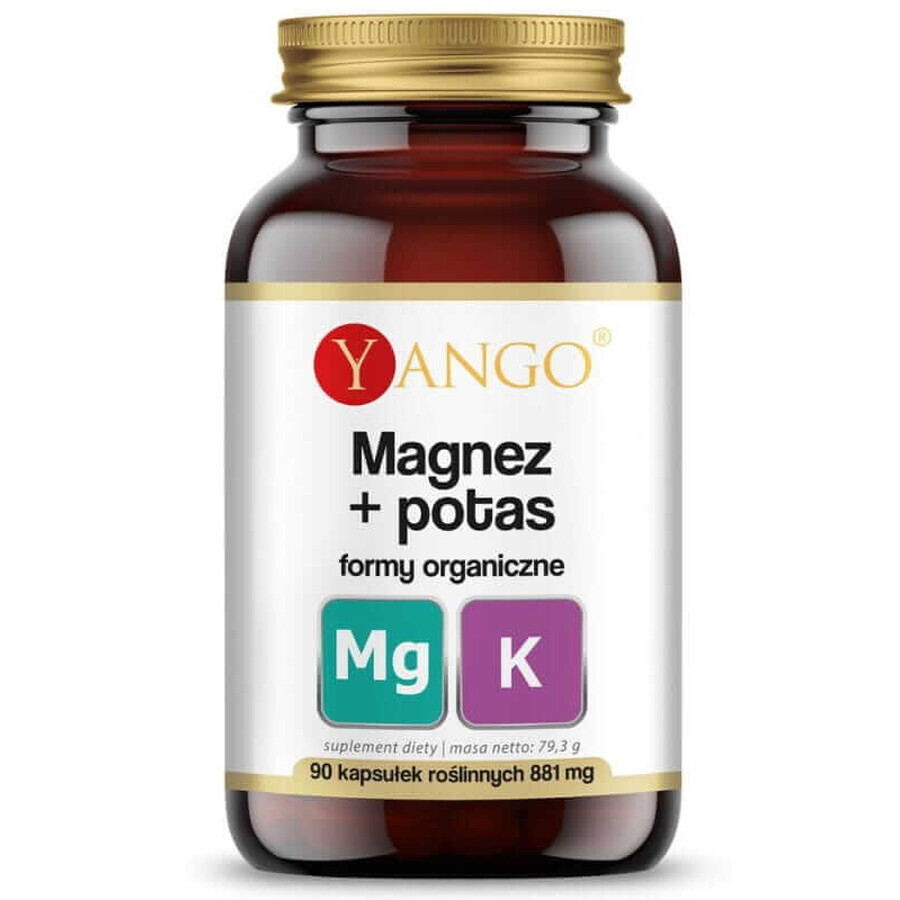 Magnesio + potassio forme organiche 90 capsule Yango