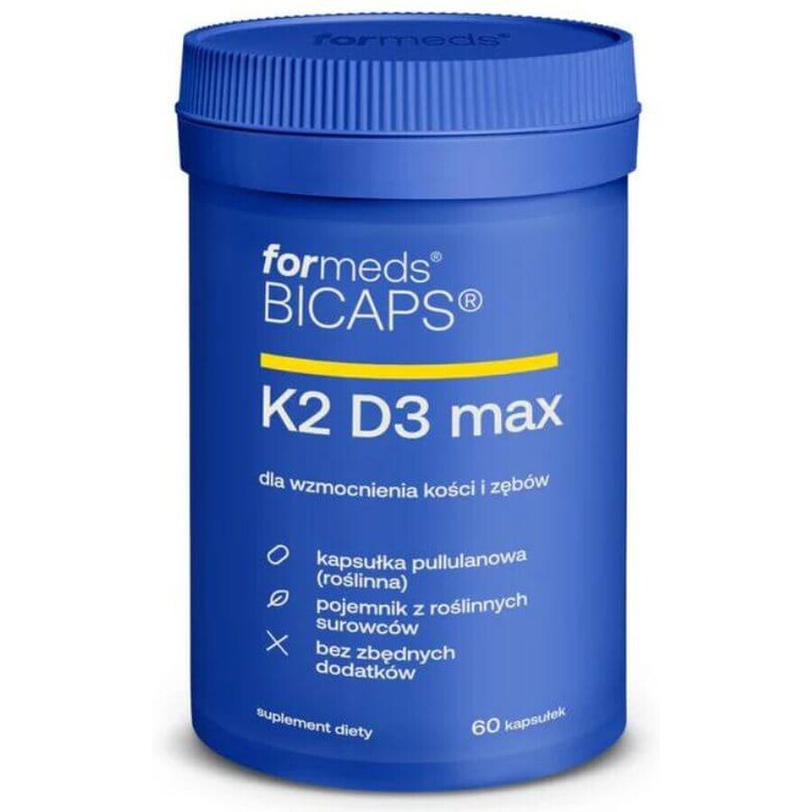 Bicaps K2 D3 Max 60 cápsulas Formeds