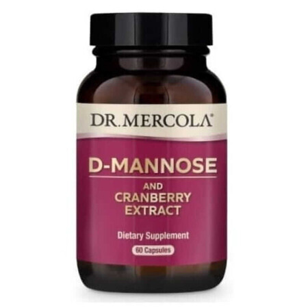 D-Mannosio con mirtillo rosso 60 capsule - Dr Mercola