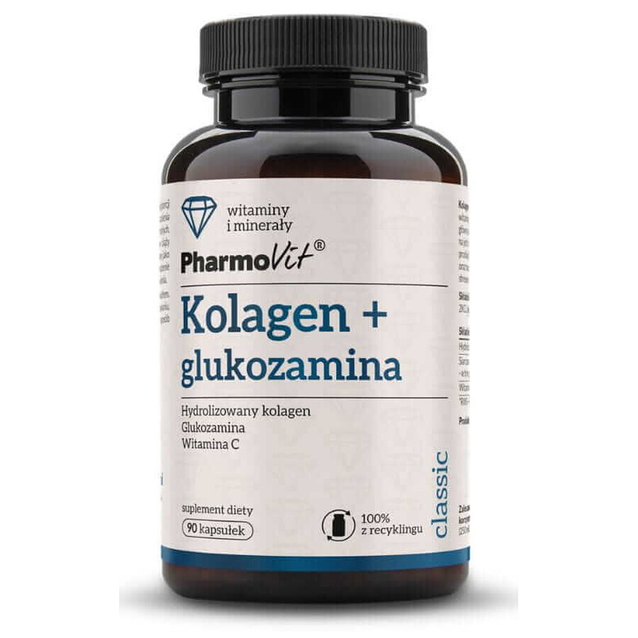 Colágeno + glucosamina 90 cápsulas Pharmovit Classic