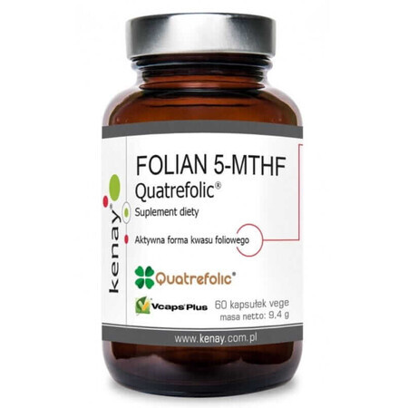 FOLATE 5-MTHF (active folic acid) Quatrefolic® (60 capsules) Kenay