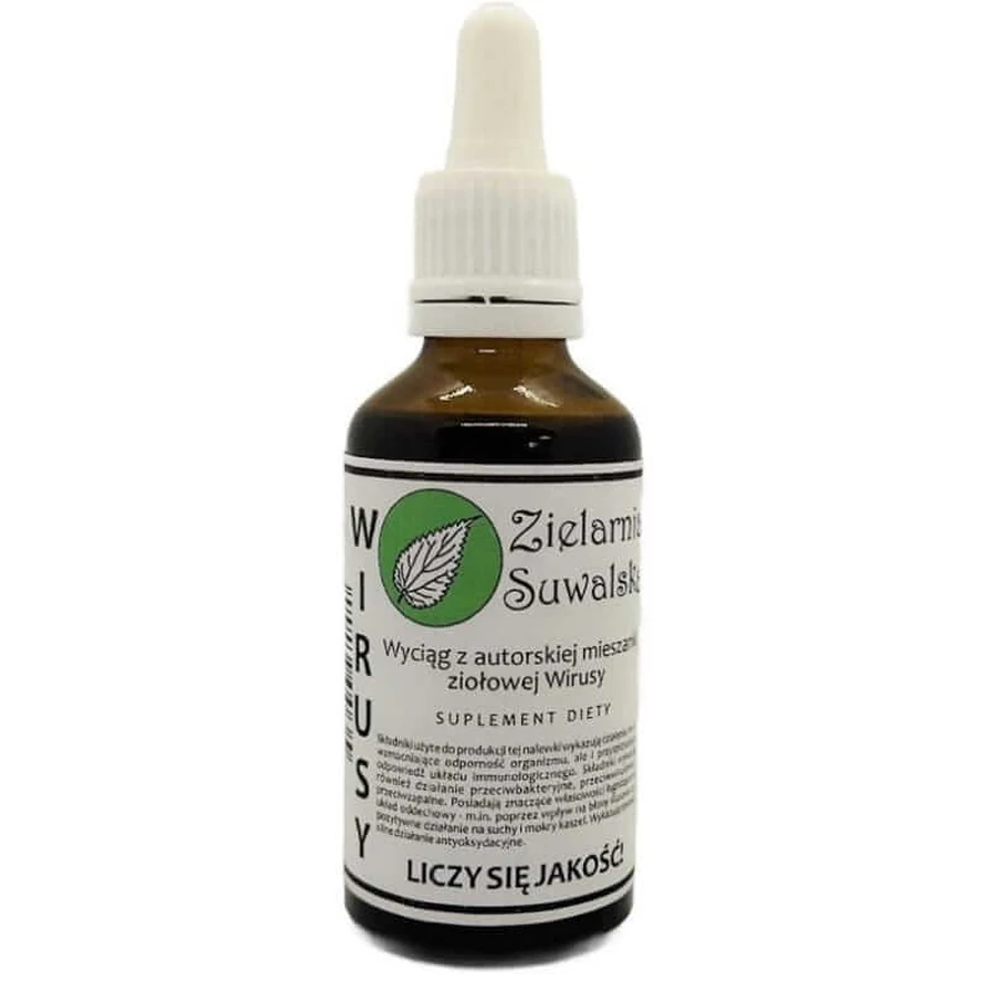 Tintura a base de plantas Virus 50ml Zielarnia Suwalska