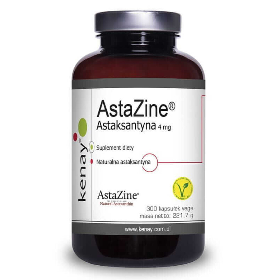 AstaZine Astaxanthine 4 mg - 300 capsules, Kenay