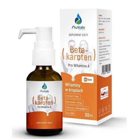 CaroCare Betacaroten natural 4,5 mg (Provitamin A) 30 ml Avitale