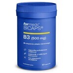 Bicaps Vitamina B3 Niacina 500mg (60 caps) niacina cápsulas, Formeds