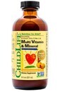 Multi Vitamin &amp; Mineral Multivitam&#237;nico y mineral para ni&#241;os 237 ml Child Life