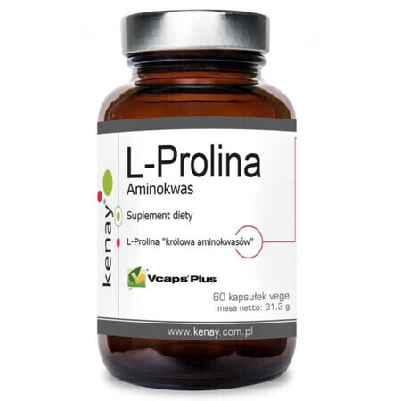 L-Prolina aminoacido (60 capsule) Kenay