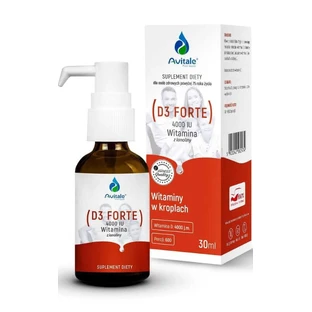 Vitamin D3 Forte 4000 IU from lanolin 30ml Avitale