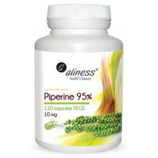 Piperină 95% 10 mg - 120 capsule Aliness