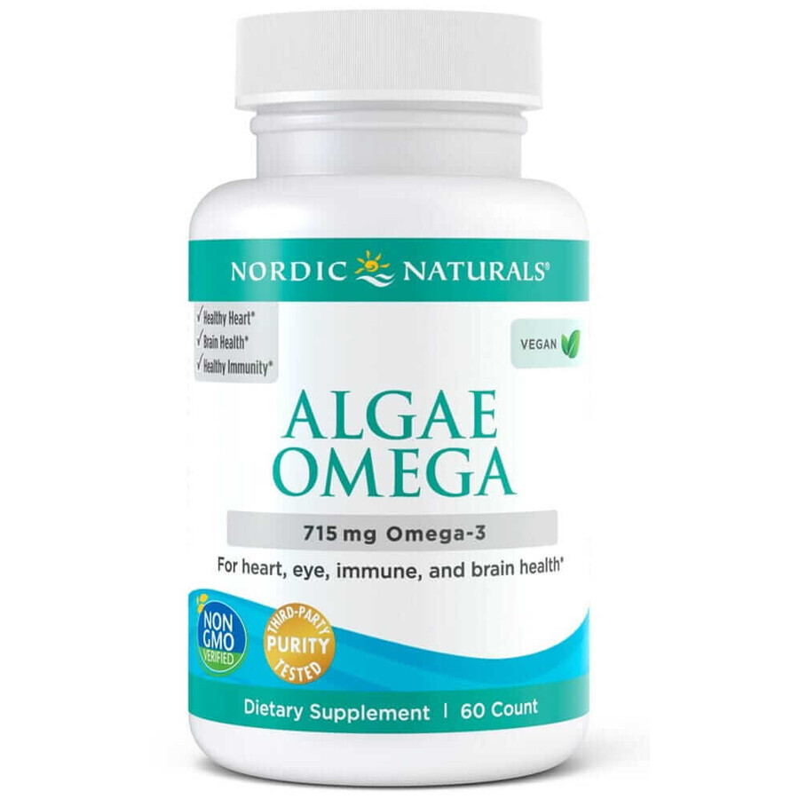 Omega 3 vegano de algas 60 cápsulas Nordic Naturals