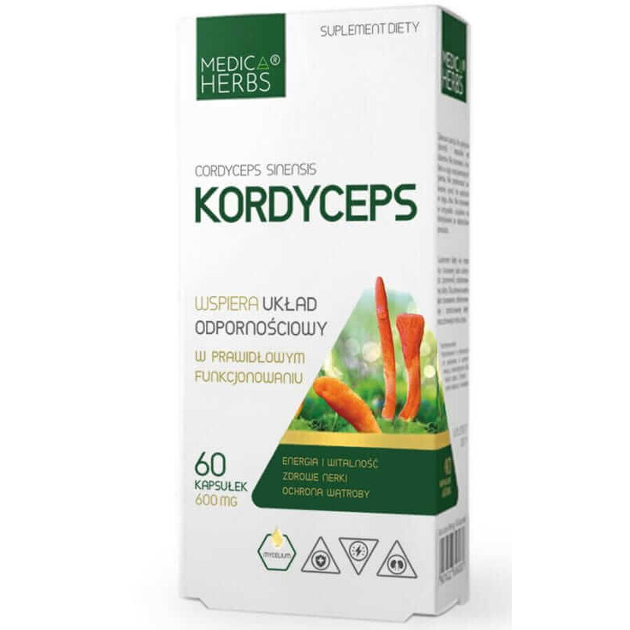 Cordyceps 60 capsules Medica Herbs