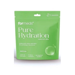 ForMeds Pure Hydration, smak matcha, 7,9 g x 14 saszetek