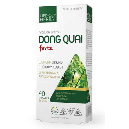 Dong Quai Forte (560mg) 40 cápsulas Medica Herbs