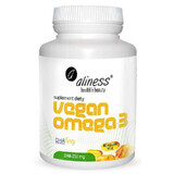 Vegan Omega 3 DHA 250mg 60 plantaardige capsules Aliness