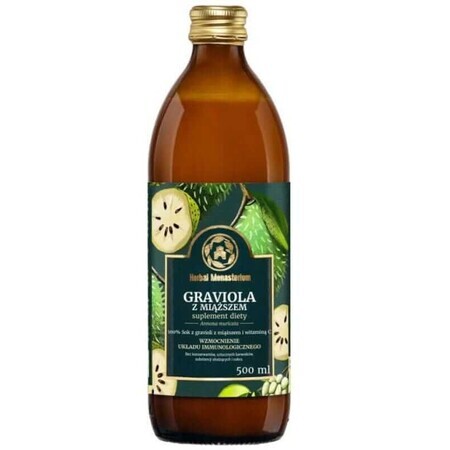 Zumo de graviola con pulpa 500ml Herbal Pharmaceuticals