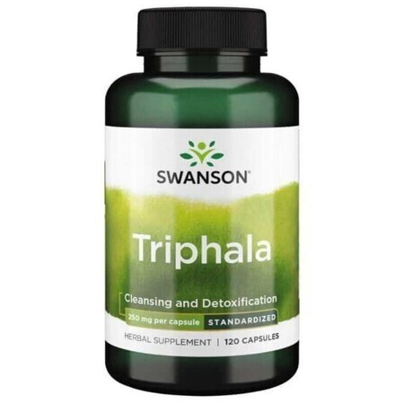 Triphala 250 mg 120 cápsulas Swanson