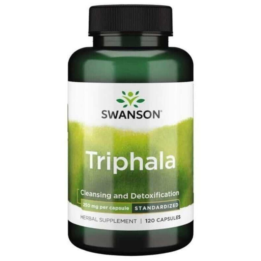 Triphala 250 mg 120 cápsulas Swanson