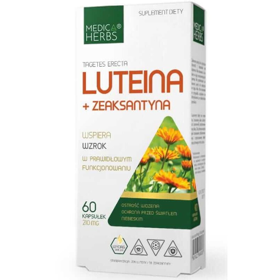 Luteína + Zeaxantina 60 cápsulas Medica Herbs