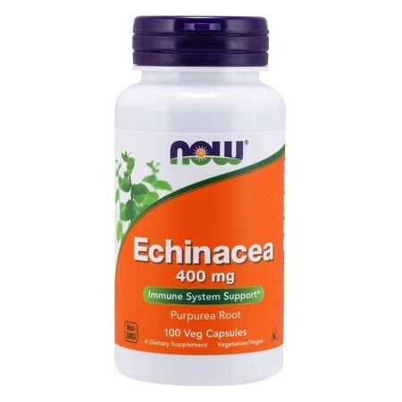 NOW Foods Echinacea (Equinácea) 400mg - 100 cápsulas