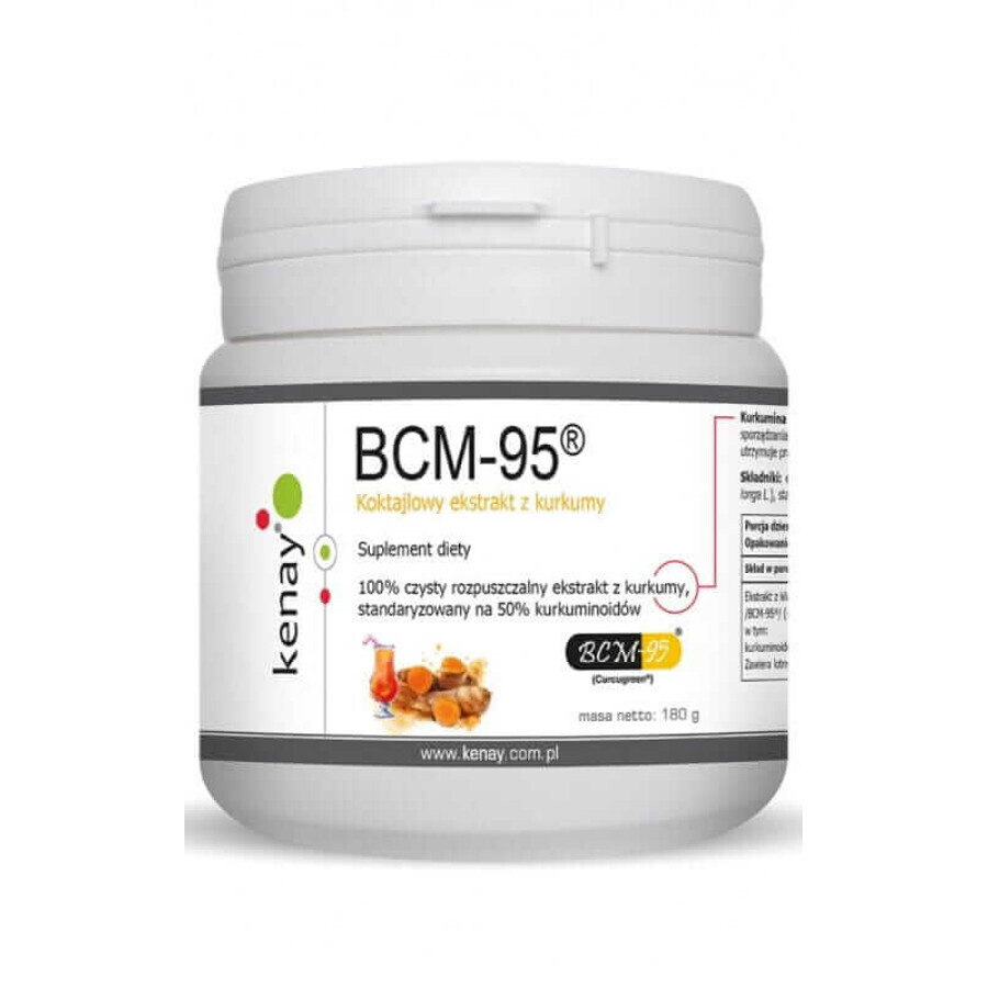 Cúrcuma - extracto soluble BCM-95 Biocurcumina180 g - Kenay