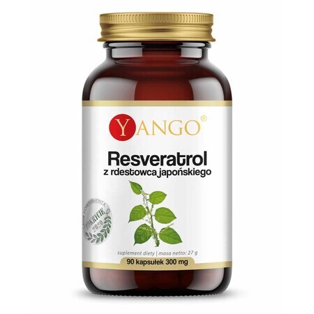 Extrait de Resvératrol 300 mg (90 gélules) YANGO