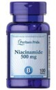 Niacinamide (ammide dell&#39;acido nicotinico) 500 mg, 100 compresse Puritan&#39;s Pride