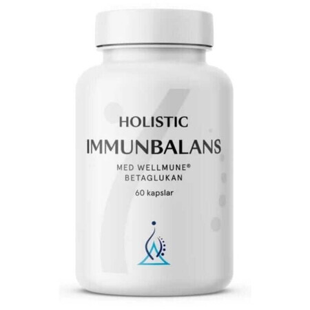 Holistic ImmunBalans MED Wellmune Betaglucan 1,3/1,6 Vitamine C, D, B6, rame, zinco, selenio, magnesio 60 capsule