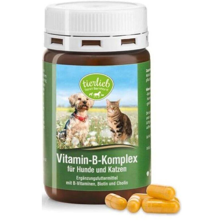 Complejo vitamínico B para perros y gatos 120 cápsulas Tierlieb Sanct Bernhard