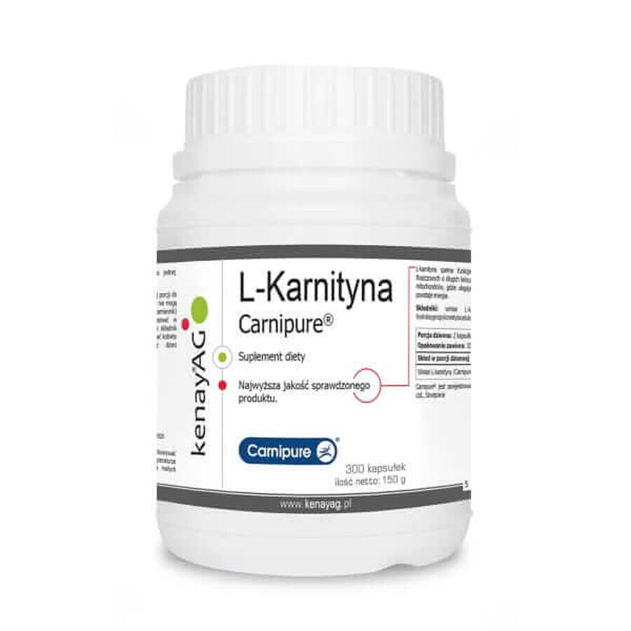 L-Carnitine Carnipure (300 gélules), Kenay