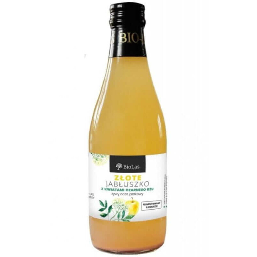 Levende appelciderazijn met vlierbloesem 330 ml Bio-Las