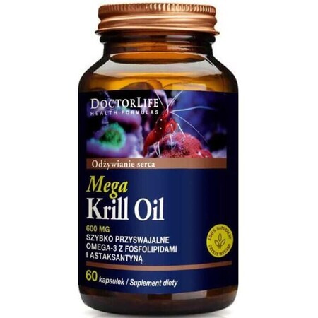 Doctor Life Mega Krill Olie 60 capsules