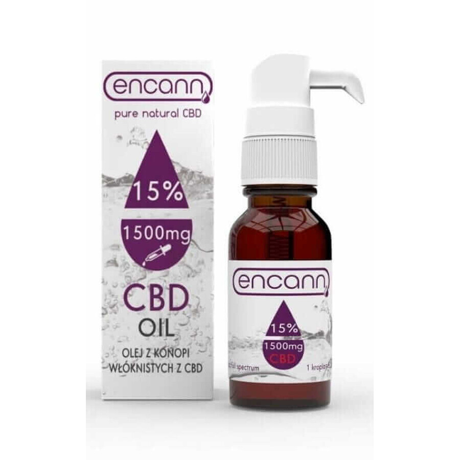 Olio di canapa 15% Encann CBD 10ml