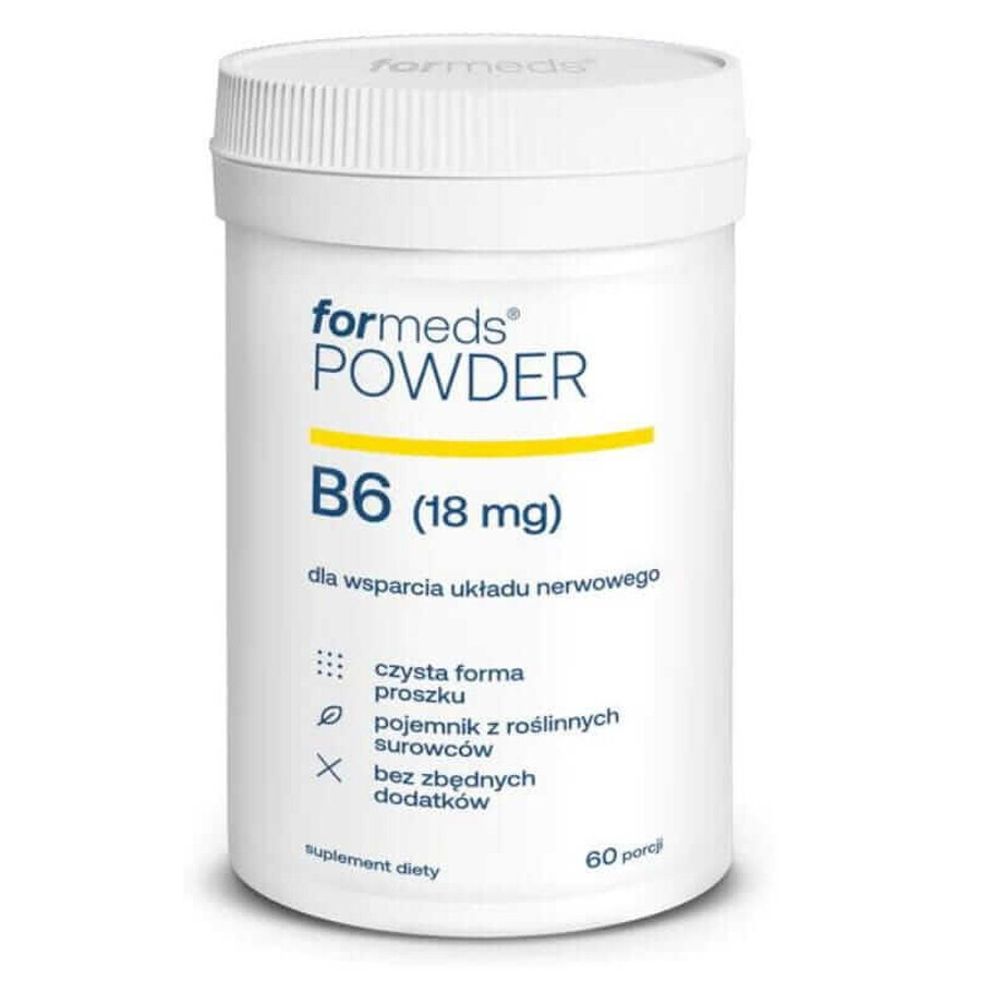 B6 POLVO en polvo (60 raciones) - vitamina B6 Formeds