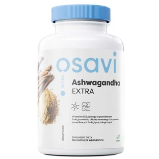 Osavi Ashwagandha Extra + B12 400 mg 120 cápsulas