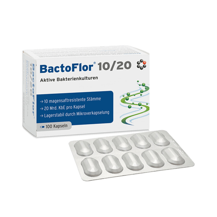 BactoFlor 10/20 100 Kapseln INTERCELL Pharma - probiotisch