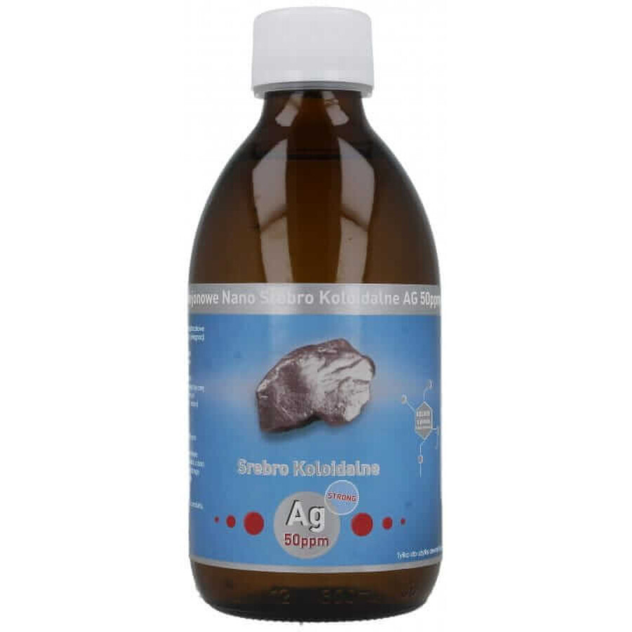 Nano Colloidal Silver STRONG Ag 50ppm 300ml Vitacolloids