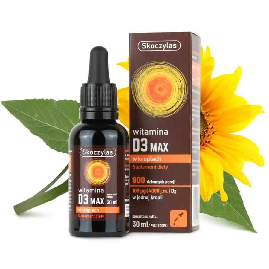 Skoczylas Vitamina D3 MAX 4000IU, 30 ml