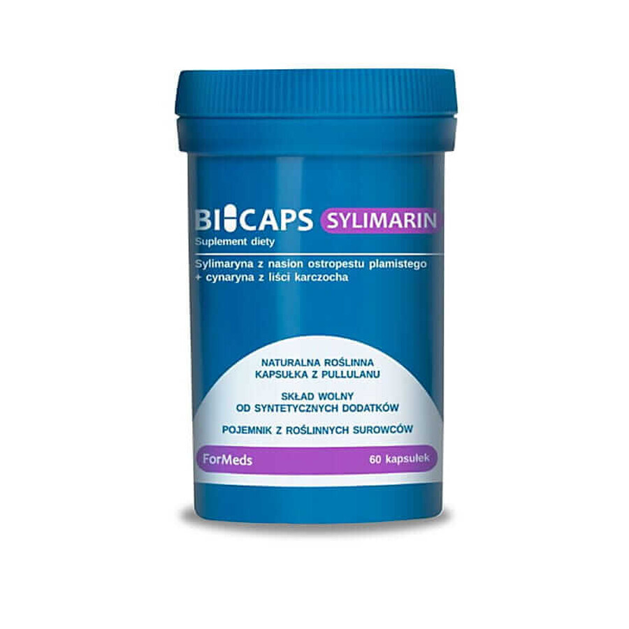 Bicaps Sylimarin 60 cápsulas Extracto de Sylimarin - Formeds