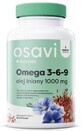 Osavi Omega 3-6-9 Aceite de semillas de lino 1000 mg, 60 c&#225;psulas blandas