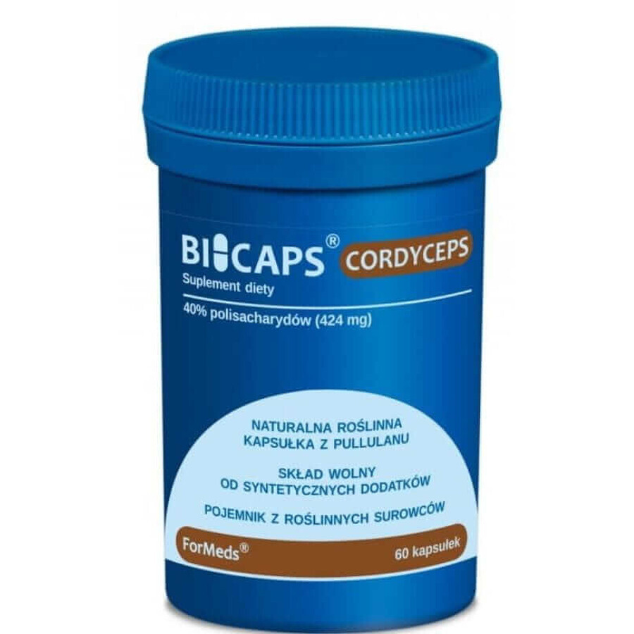 Bicaps Cordyceps 60 cápsulas - Formeds