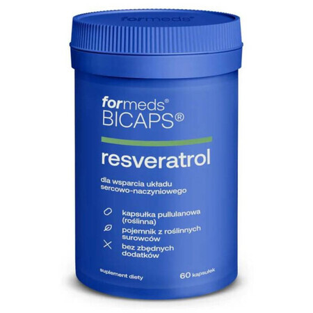 Bicaps Resveratrol (100mg) 60 cápsulas Formeds