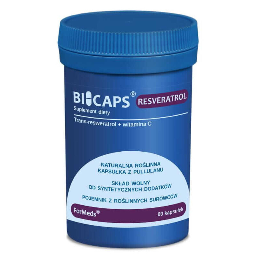 Bicaps Resveratrol (100mg) 60 cápsulas Formeds