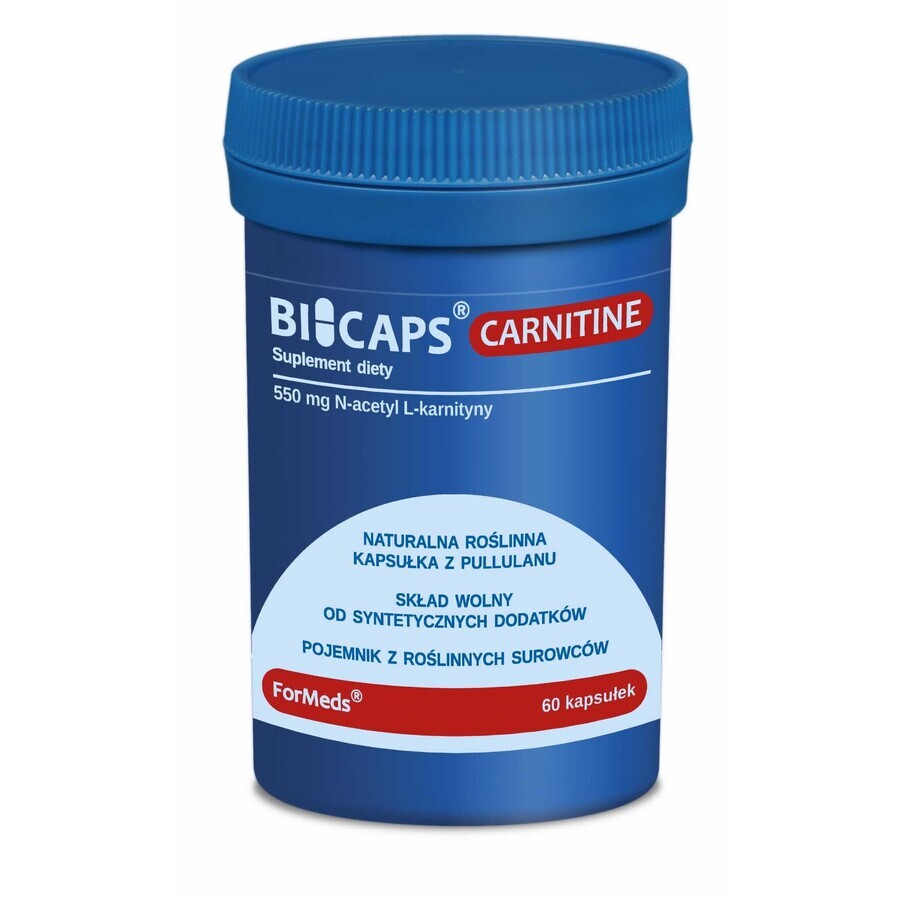 Bicaps Carnitina Carnitina 60 cápsulas - Formeds