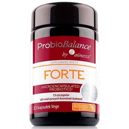 ProbioBalance FORTE ( 13 cepas/60 mil millones ) 30 cápsulas Aliness